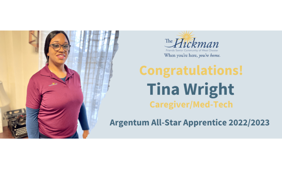Tina Wright apprentice of the year