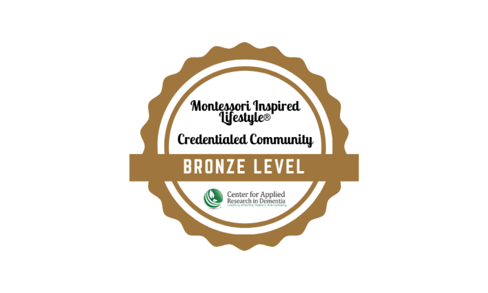 Montessori Inspired Lifestyle Bronze level badge