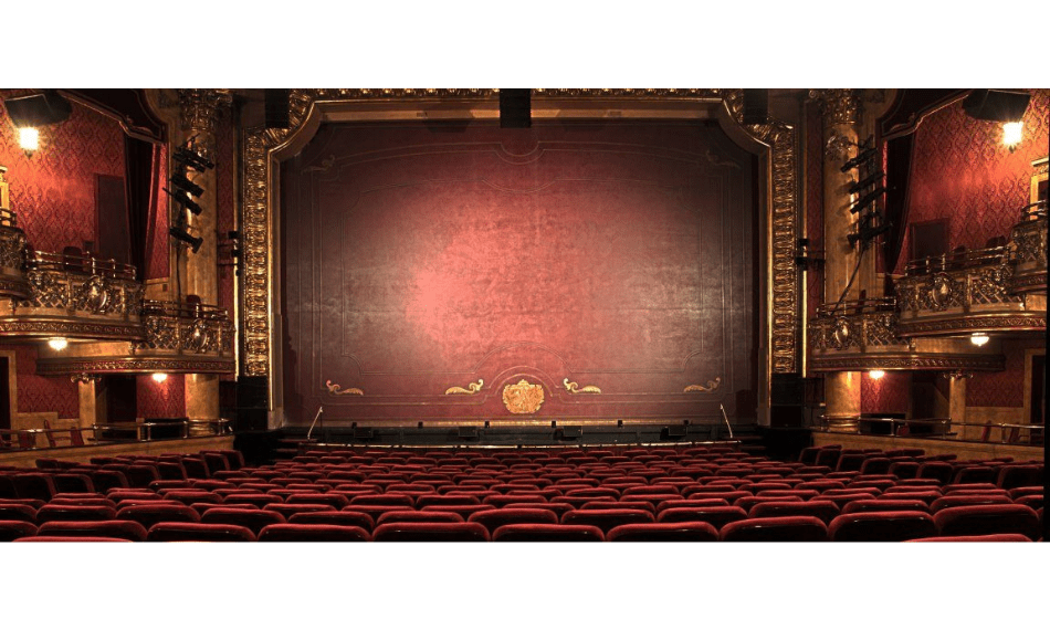 Theater with red theme.