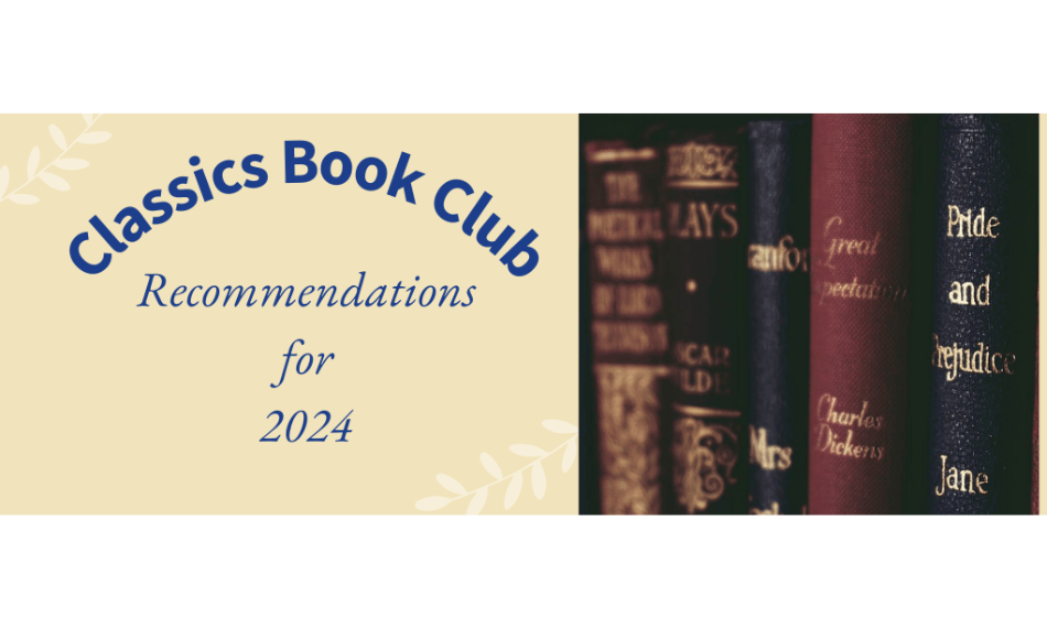 Classics book club recommendations for 2024 blog thumbnail